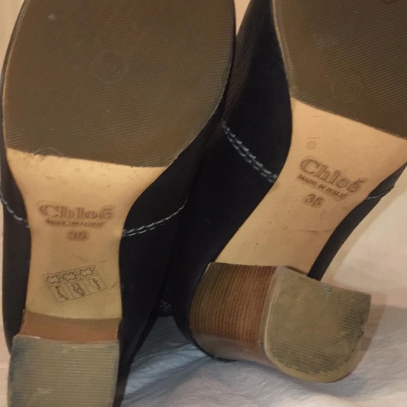 CHLOE Knee High Black Boots - Picture 4 of 11